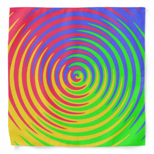 Rainbow Spiral Bandana