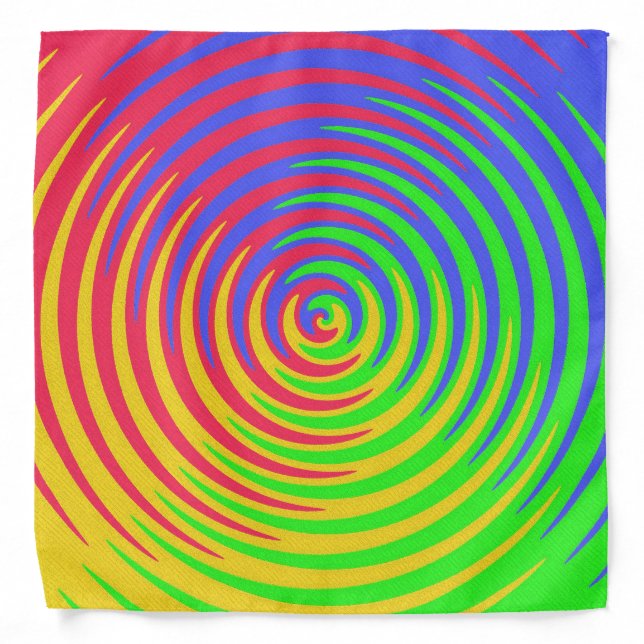 Rainbow Spiral Bandana (Front)