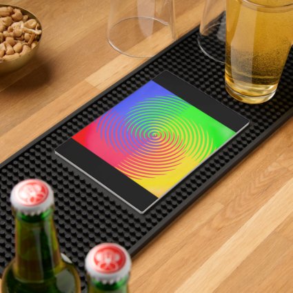 Rainbow Spiral Bar Mat