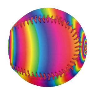 Rainbow Spiral Baseball