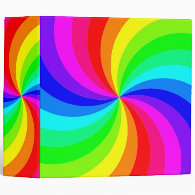 RAINBOW SPIRAL BINDER (Front/Spine)
