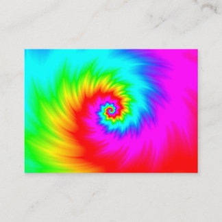 Rainbow Spiral Business Card