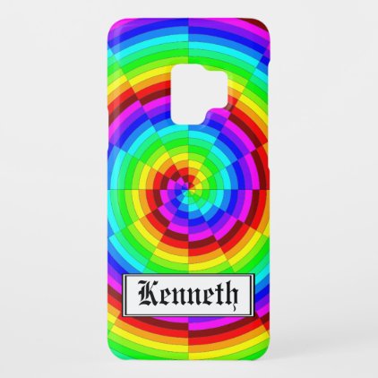 Rainbow Spiral by Kenneth Yoncich Case-Mate Samsung Galaxy S9 Case