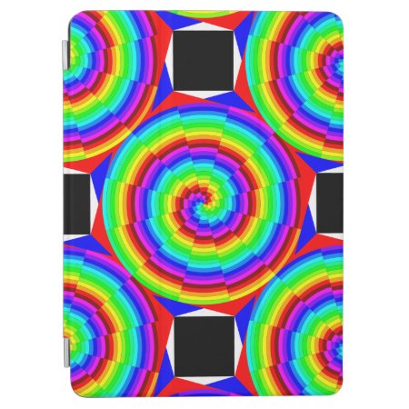Rainbow Spiral By Kenneth Yoncich Ipad Air Cover