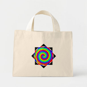 Rainbow Spiral by Kenneth Yoncich Mini Tote Bag