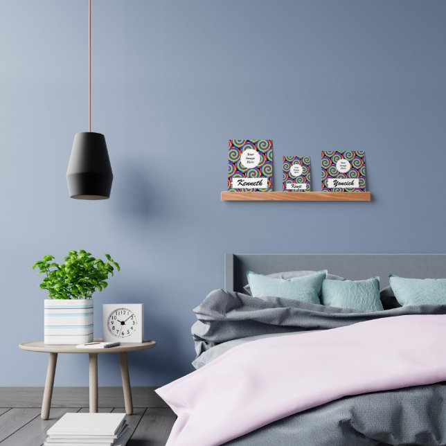 Rainbow Spiral by Kenneth Yoncich Picture Ledge (Bedroom)