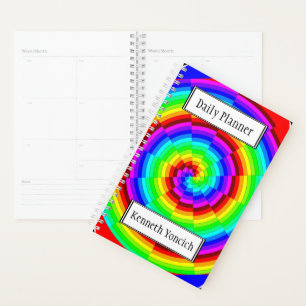 Rainbow Spiral by Kenneth Yoncich Planner