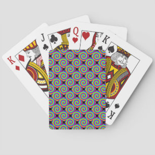 Rainbow Spiral by Kenneth Yoncich Poker Cards