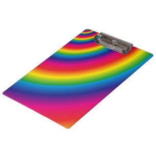 Rainbow Spiral Clipboard