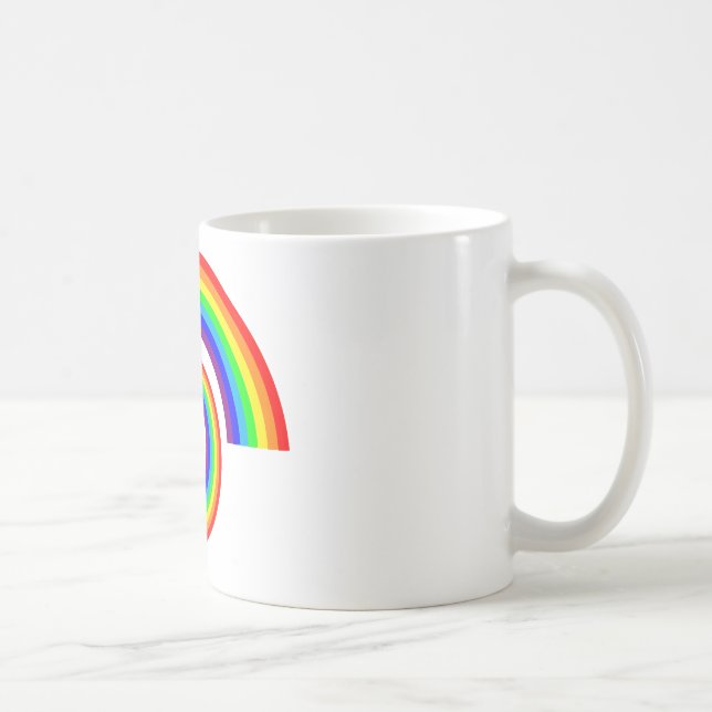 Rainbow Spiral Coffee Mug (Right)