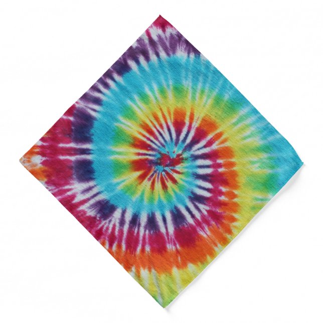 Rainbow Spiral Custom Photo Bandana (Front)