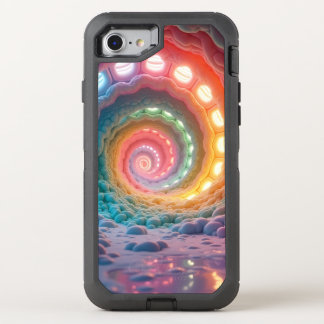 Rainbow Spiral Dreamscape Phone Case
