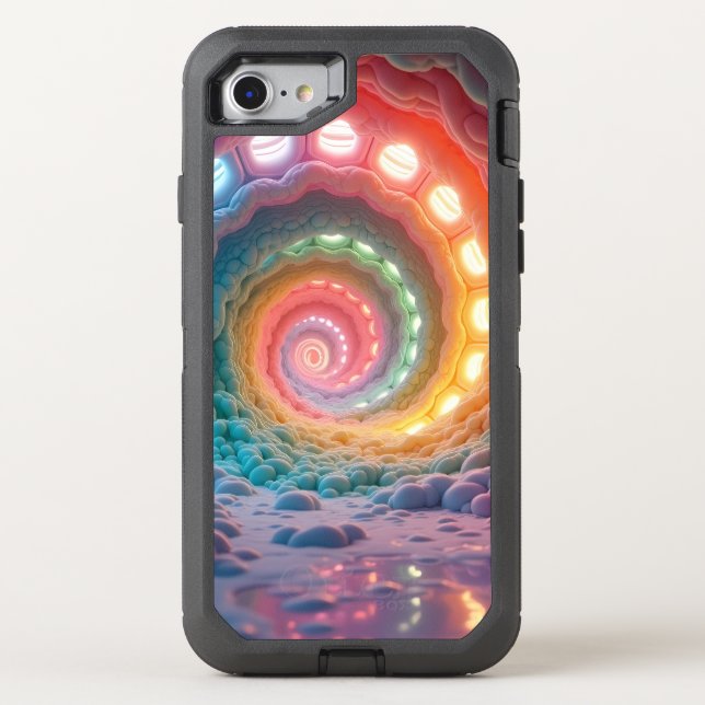  Rainbow Spiral Dreamscape Phone Case  (Back)