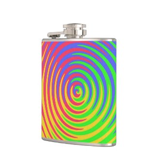 Rainbow Spiral Flask