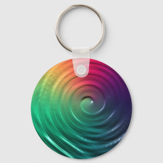 Rainbow Spiral Keychain