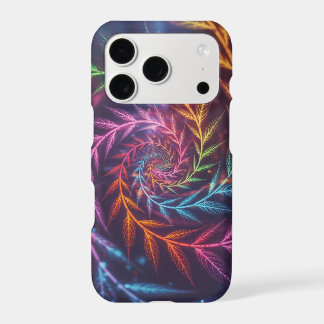 Rainbow Spiral Leaves iPhone 17 Pro Case