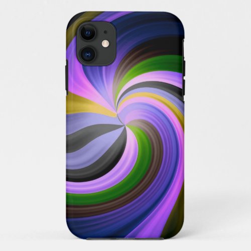 Rainbow Spiral Magical Fantasy iPhone 11 Case