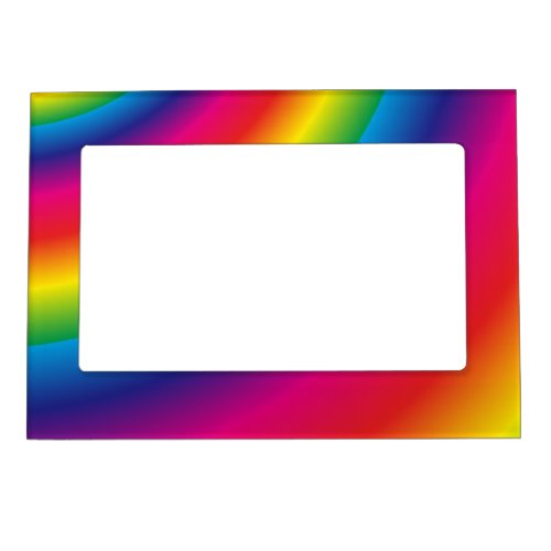 Rainbow Spiral Magnetic Picture Frame