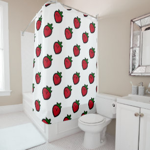 Rainbow Spiral Mosaic Tile Shower Curtain