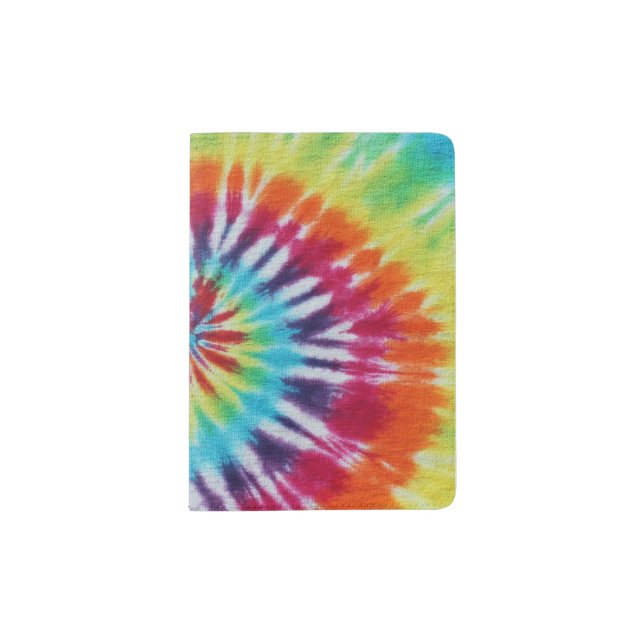 Rainbow Spiral Passport Holder (Front)