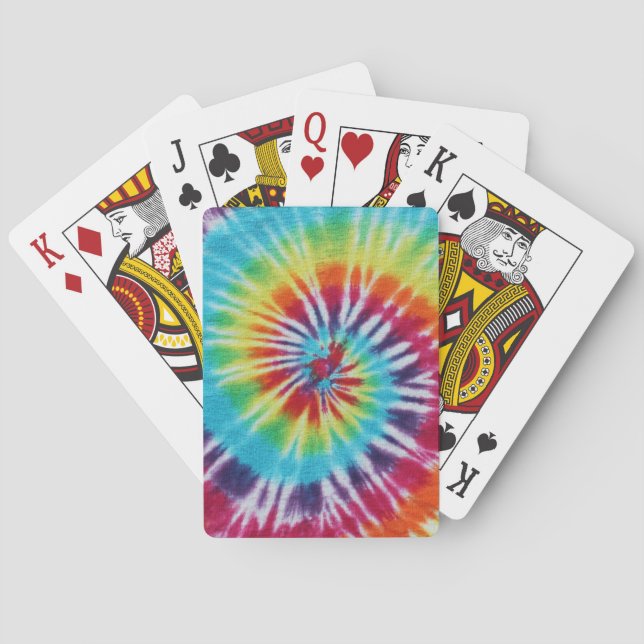 Rainbow Spiral Poker Cards (Back)
