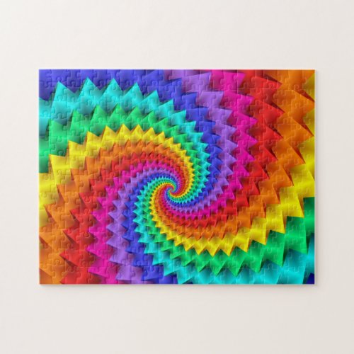 Rainbow Spiral Puzzle