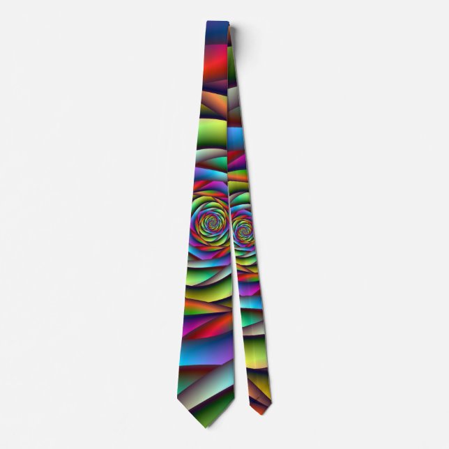 Rainbow Spiral Tie (Front)