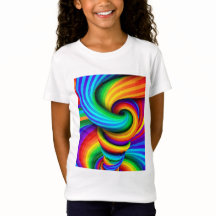 Rainbow Spiral Vortex Abstract - Psychedelic Color