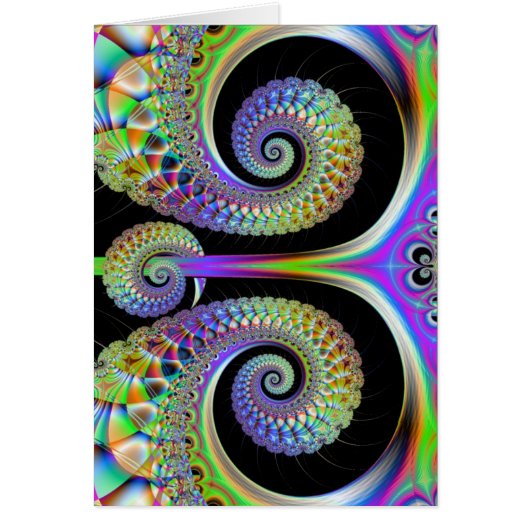 Rainbow spirals cards (Front)