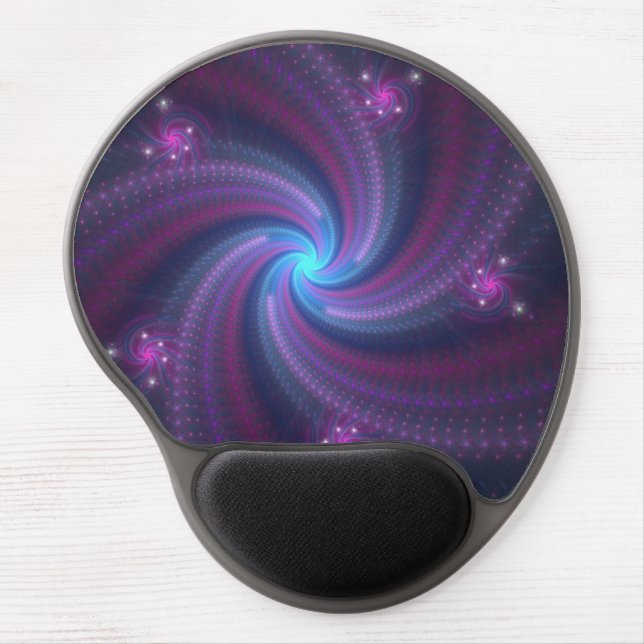 rainbow spirals gel mouse pad (Front)