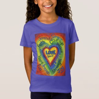 Rainbow Spirit Heart Love Art Custom Shirt