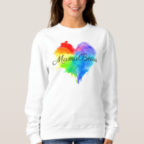 Rainbow Splatter Heart Hoodie Rainbow Splatter Heart Hoodie