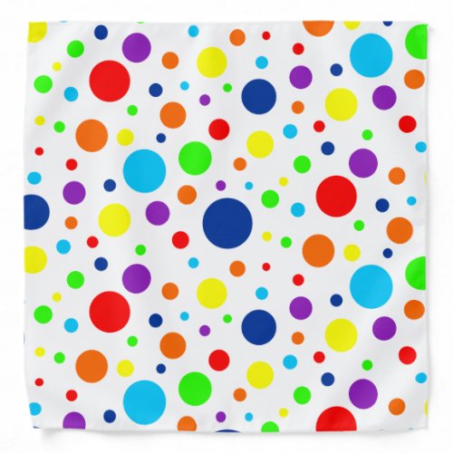 Rainbow Spots Bandana