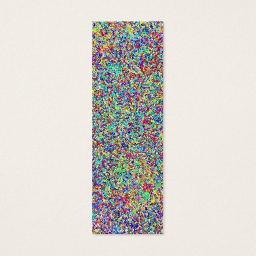 Customizable Rainbow Spray, Bookmark Business Cards