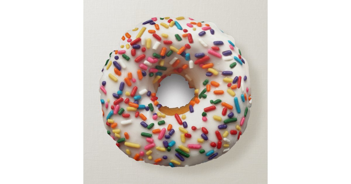 Sprinkle Donut Pillow