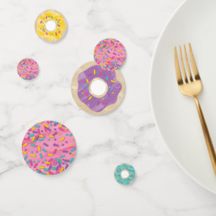 Rainbow Sprinkle Donut Shop Confetti