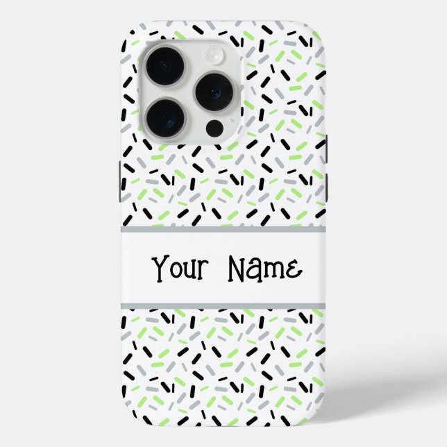 Rainbow Sprinkles Agender Pride Flag Case-Mate iPhone Case (Back)