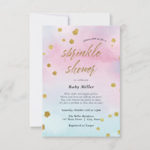 Rainbow Sprinkles Baby Sprinkle Invitation