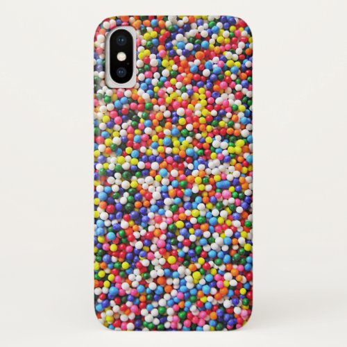 Rainbow sprinkles iPhone x case