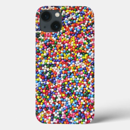 Rainbow sprinkles iPhone 13 case