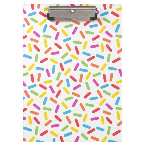 Rainbow Sprinkles Clipboard