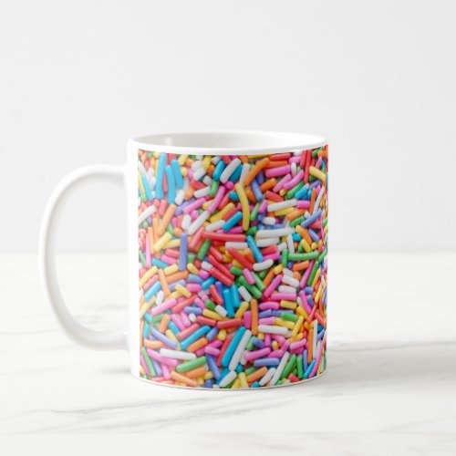 Rainbow Sprinkles Coffee Mug