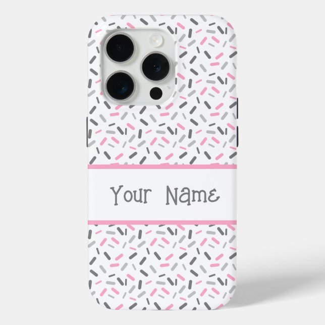Rainbow Sprinkles Demigirl Pride Flag Case-Mate iPhone Case (Back)