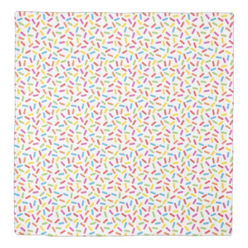 Rainbow Sprinkles Duvet Cover