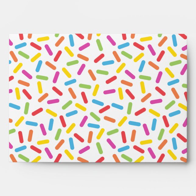 Rainbow Sprinkles Envelope (Front)