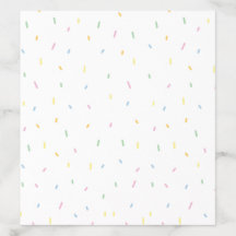 Rainbow Sprinkles Envelope Liner