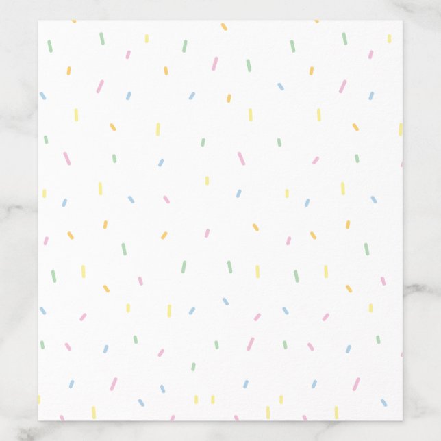 Rainbow Sprinkles Envelope Liner (Design)