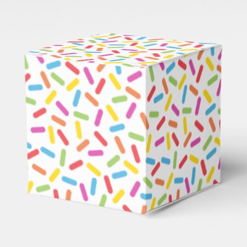 Rainbow Sprinkles Favor Boxes