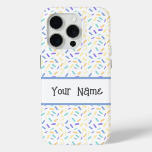 Rainbow Sprinkles Genderfaun Pride Flag iPhone 15 Pro Case