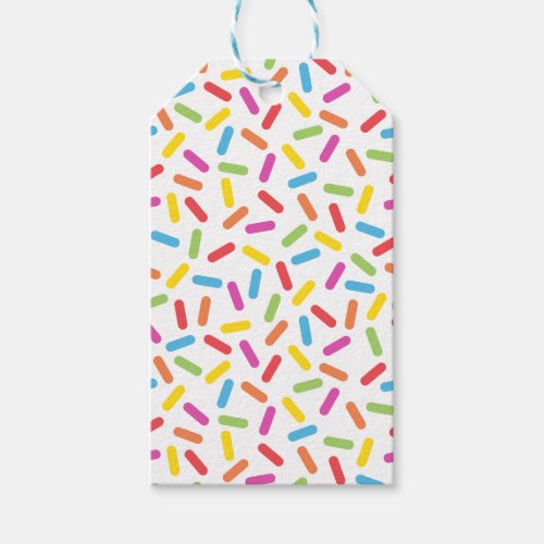 Rainbow Sprinkles Gift Tags